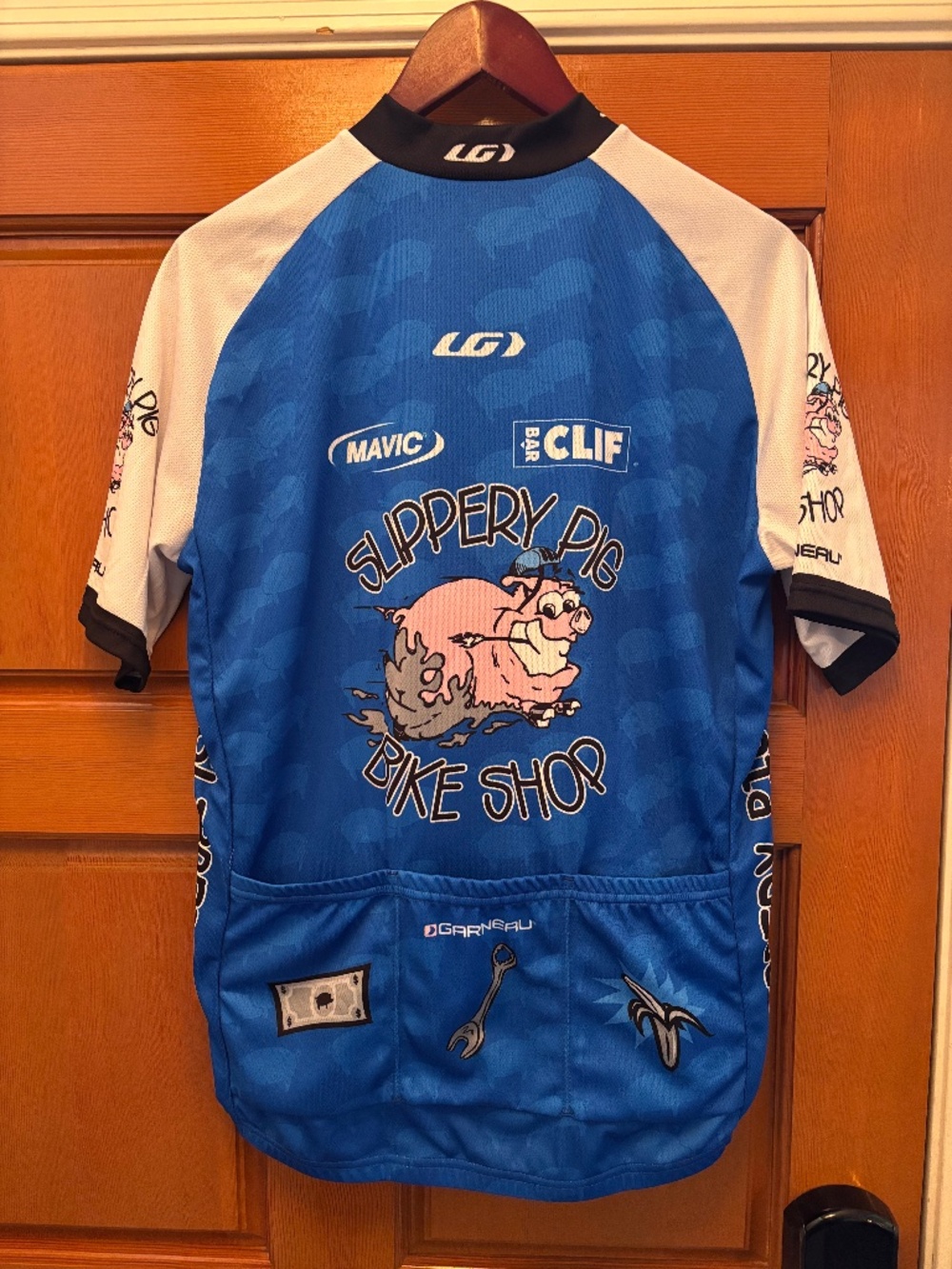 Nice mens large Louis Garneau cycling jersey